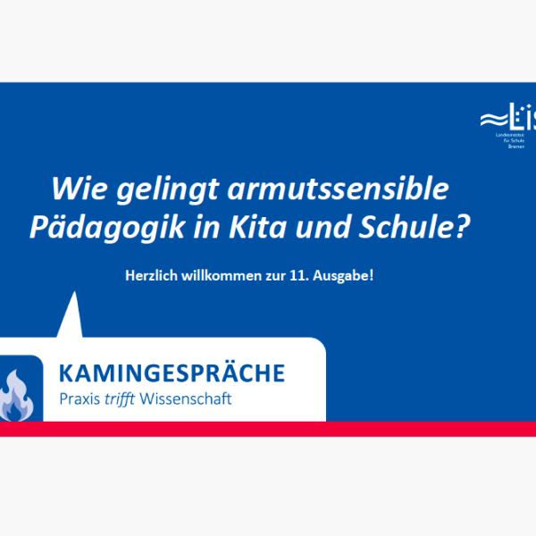ForDiSens bei Kamingespräch „Wie kann armutssensible Pädagogik in Kita und Schule gelingen?“